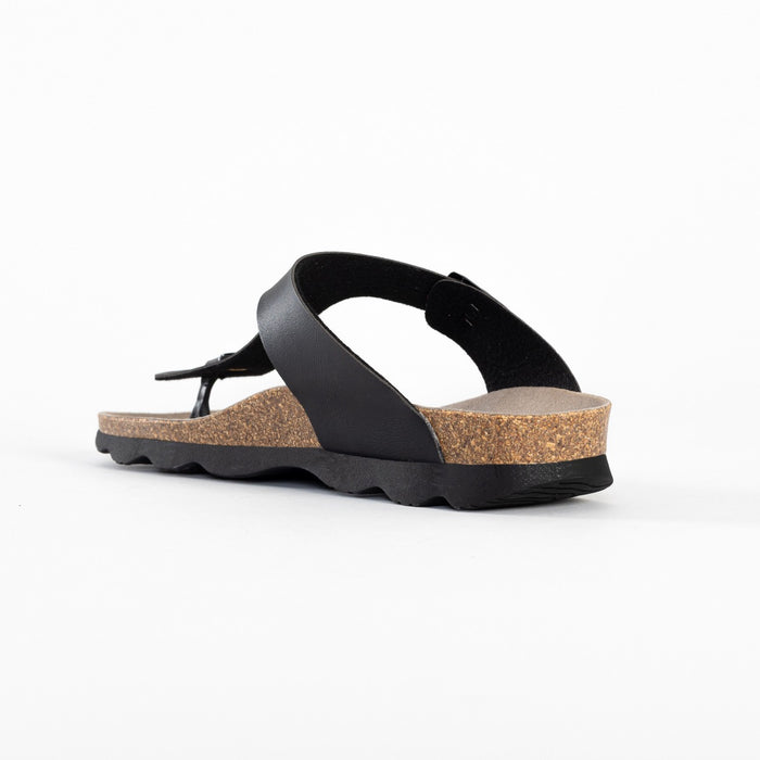 Bayton Sandales Mercure Noir à Entre-Doigts Bayton Femme