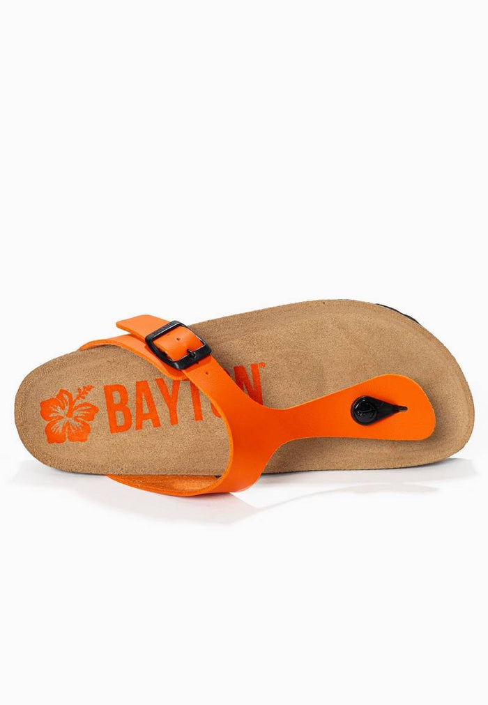 Bayton Sandales Mercure Orange à Entre-Doigts Bayton Femme
