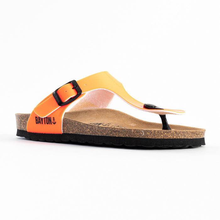bayton Sandales Mercure Orange à Entre-Doigts Bayton Femme