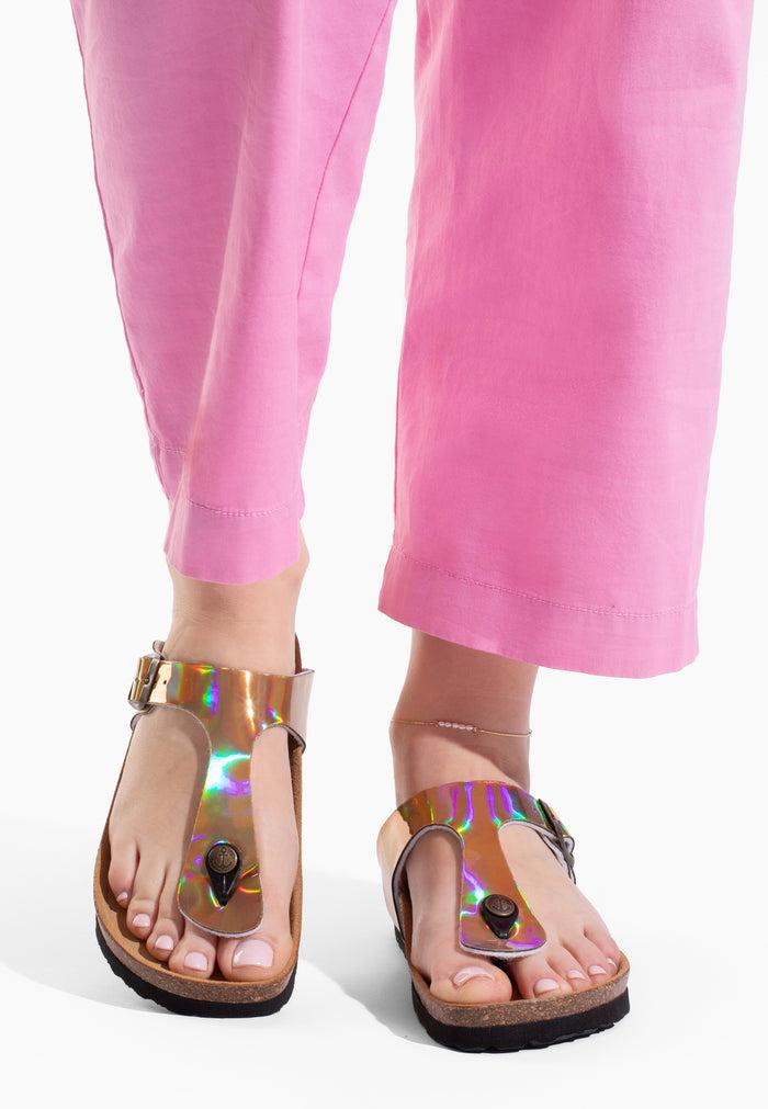 bayton Sandales Mercure Orange à Entre-Doigts Bayton Femme