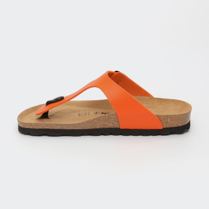 Bayton Sandales Mercure Orange à Entre-Doigts Bayton Femme