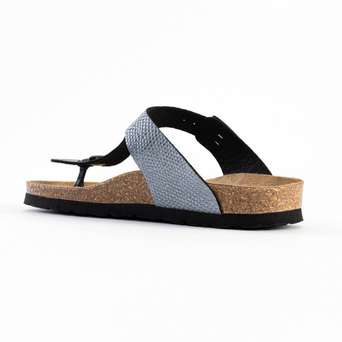 Bayton Sandales Mercure Pewter à Entre-Doigts Bayton Femme