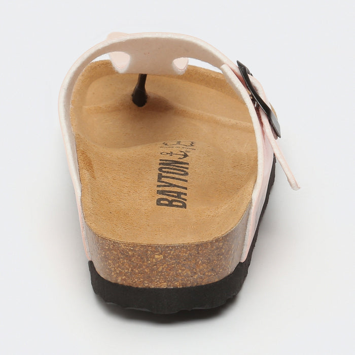 Bayton Sandales Mercure Rose Clair à Entre-Doigts Bayton Femme