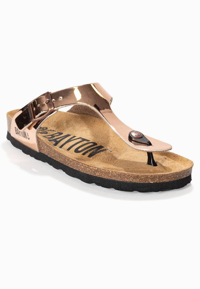 Bayton Sandales Mercure Rose Gold à Entre-Doigts Bayton Femme