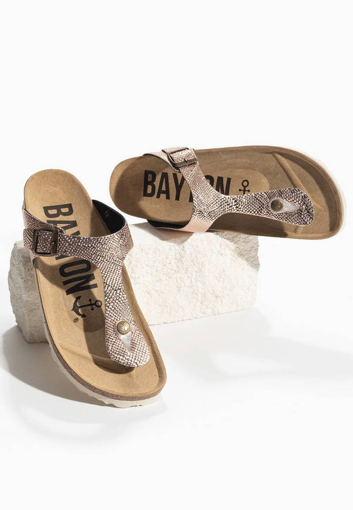 bayton Sandales Mercure Rose gold à Entre-Doigts Bayton Femme