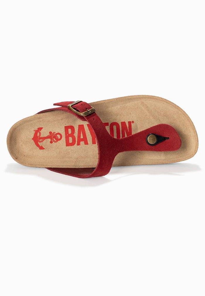 Bayton Sandales Mercure Rouge à Entre-Doigts Bayton Femme