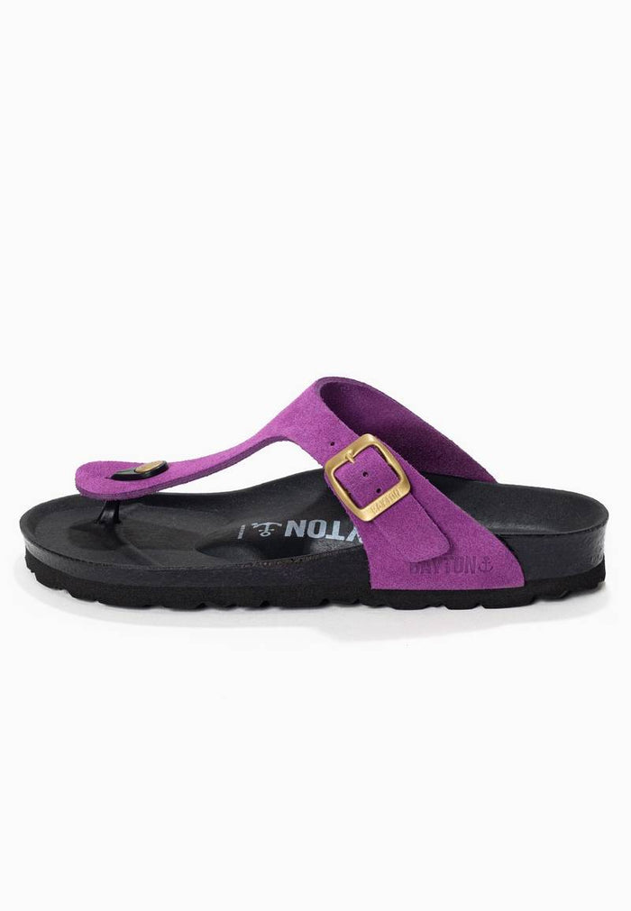 Bayton Sandales Mercure Violet à Entre-Doigts Bayton Femme