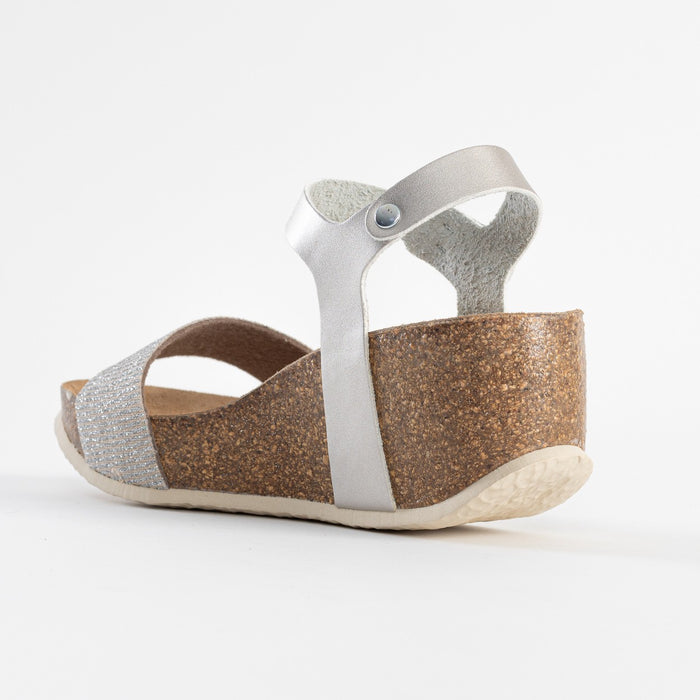 Bayton Sandales Monaco Argentées Compensées Et Semi-compensées Bayton Femme