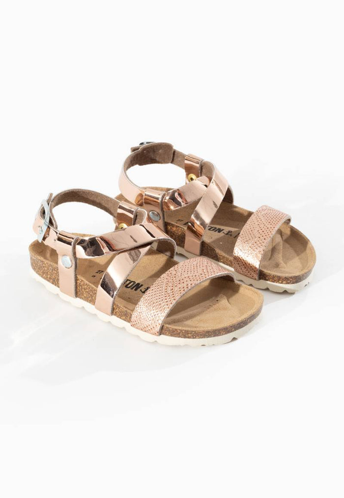 bayton Sandales Multi-Brides Enyo Dorées Bayton enfant