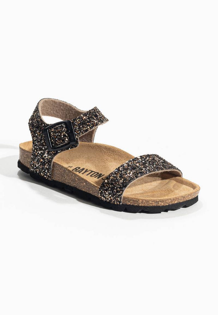 Bayton Sandales Multi-Brides Gwenola Bronze Pailletées Bayton Enfant