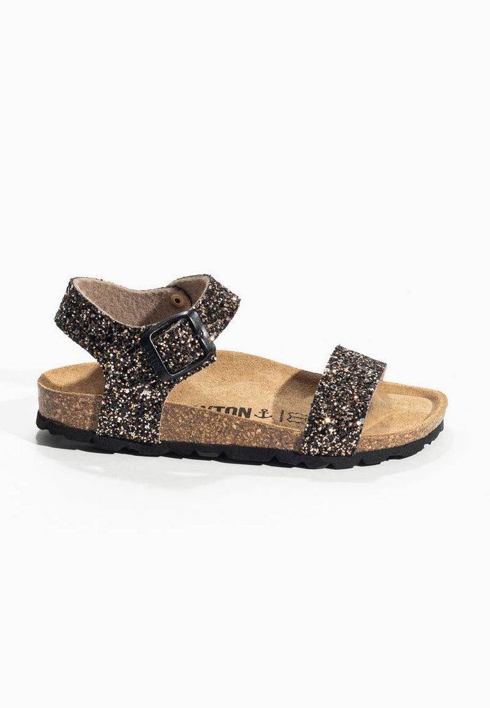 Bayton Sandales Multi-Brides Gwenola Bronze Pailletées Bayton Enfant