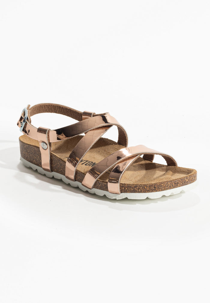 Bayton Sandales Multi-Brides Palatine Rose Gold Bayton Enfant