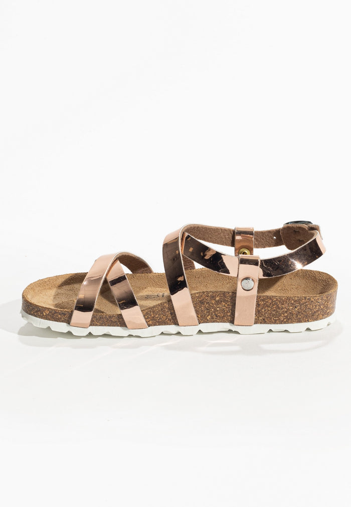 Bayton Sandales Multi-Brides Palatine Rose Gold Bayton Enfant