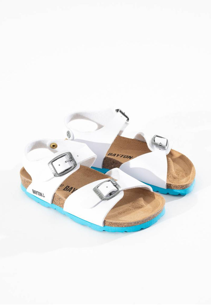 bayton Sandales Multi-Brides Pegase Blanc Bayton enfant