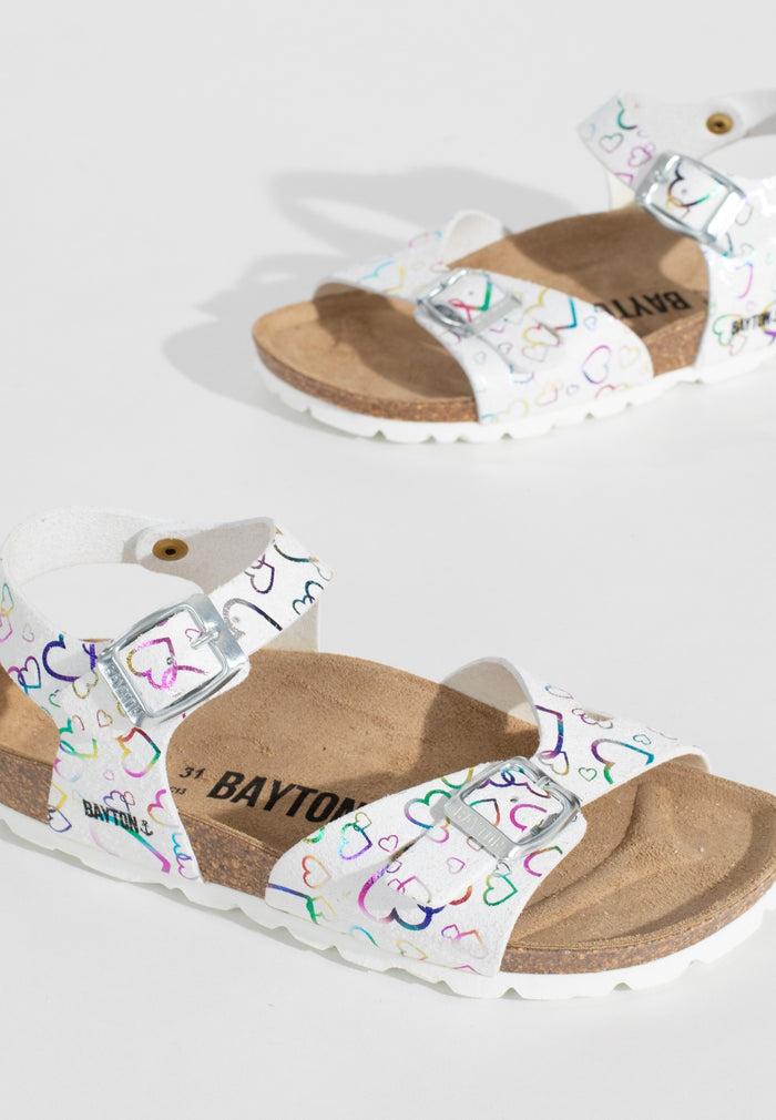 bayton Sandales Multi-Brides Pegase Blanc Bayton enfant