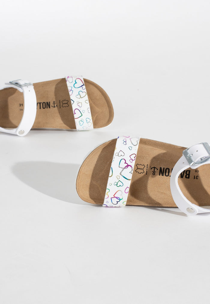 bayton Sandales Multi-Brides Tyche Blanc Bayton enfant