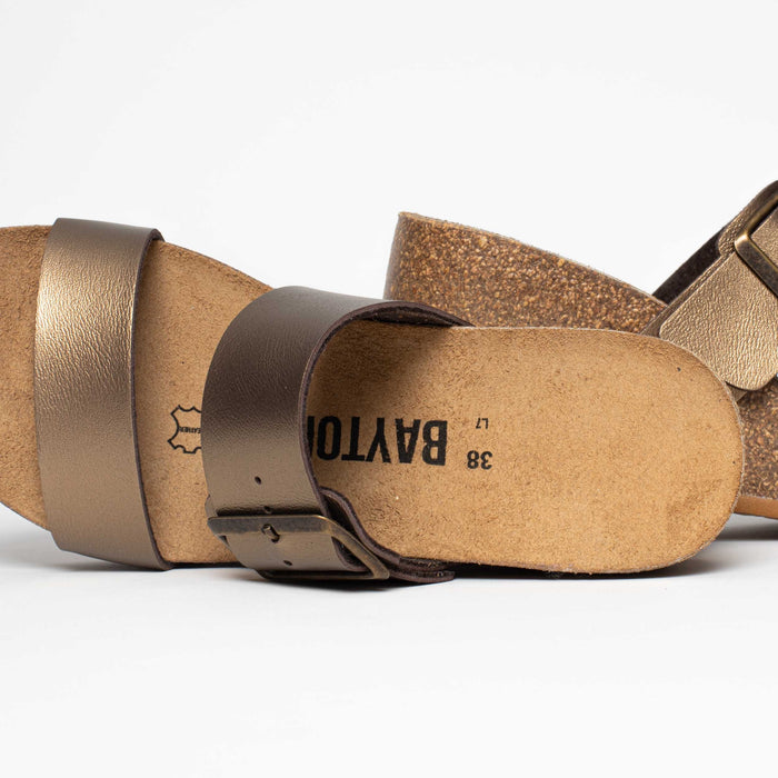 Bayton Sandales Newcastle Bronze Compensées Et Semi-compensées Bayton Femme