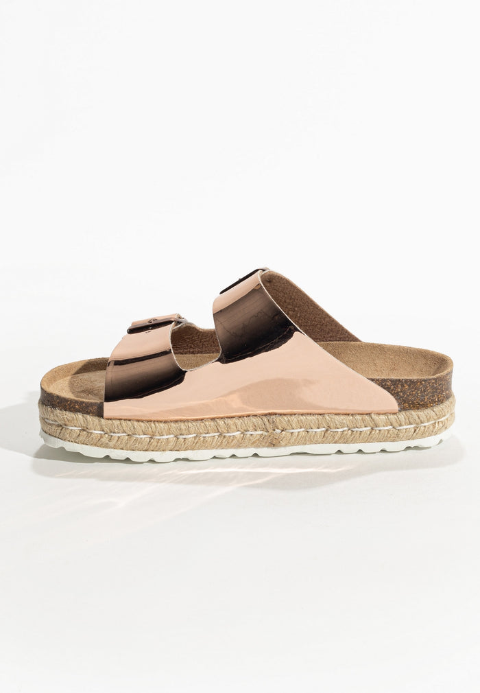 Bayton Sandales Olympe Rose Gold à Plateforme Bayton Femme