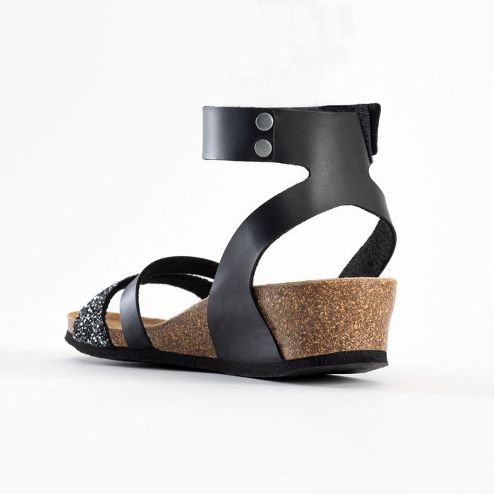 Bayton Sandales Otrante Noir Compensées Et Semi-compensées Bayton Femme