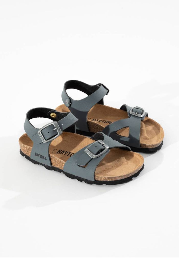Bayton Sandales Pegase Multi-Brides Gris Bayton Enfant