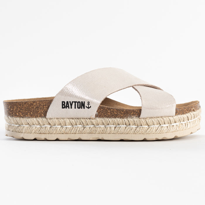 Bayton Sandales Penelope Beige à Plateforme Bayton Femme