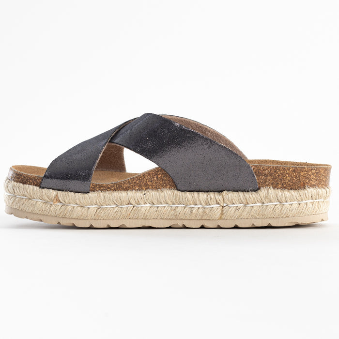 Bayton Sandales Penelope Noir à Plateforme Bayton Femme