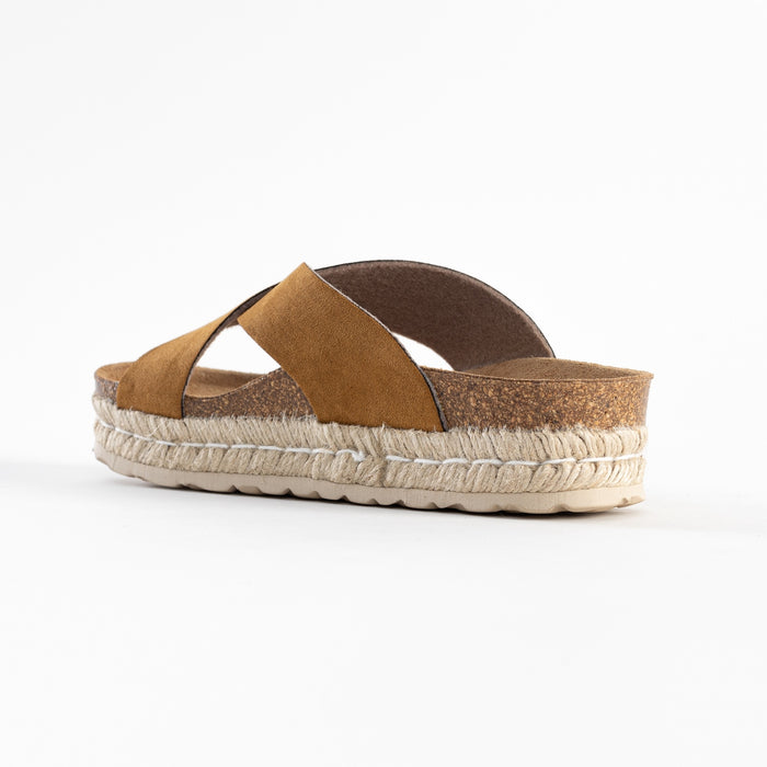 Bayton Sandales Penelope Tan à Plateforme Bayton Femme