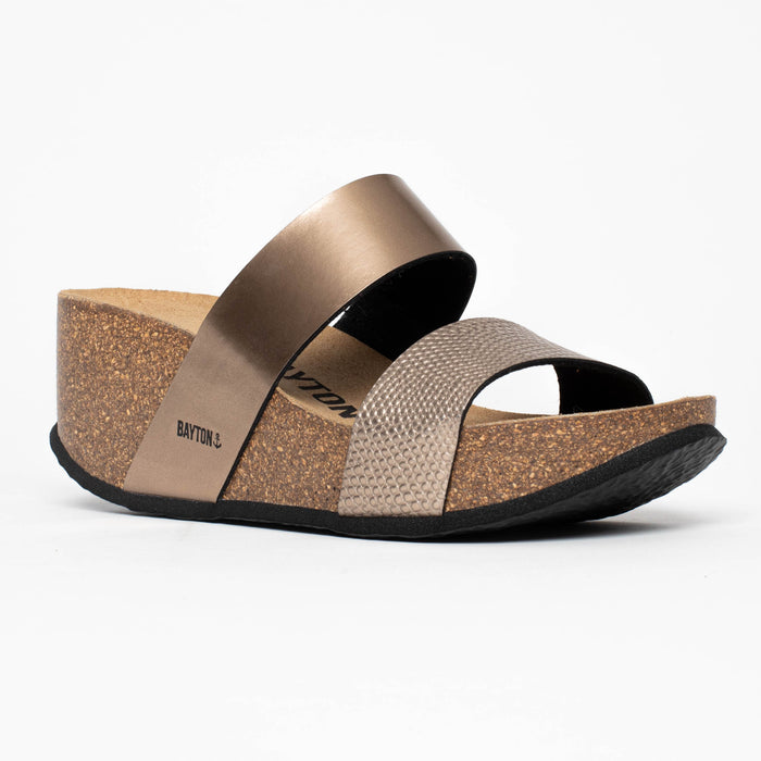 Bayton Sandales Philomene Mocha Compensées Et Semi-compensées Bayton Femme