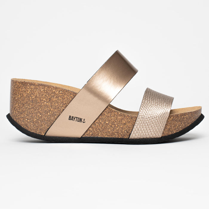 Bayton Sandales Philomene Mocha Compensées Et Semi-compensées Bayton Femme