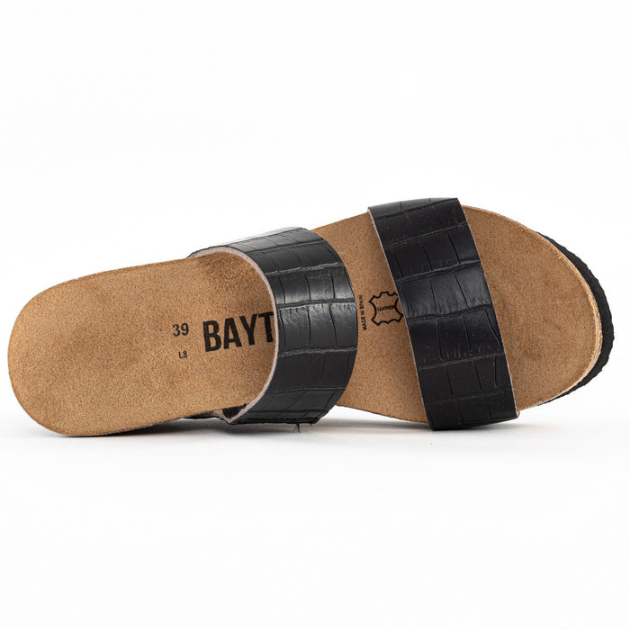 Bayton Sandales Philomene Noir Compensées Et Semi-compensées Bayton Femme