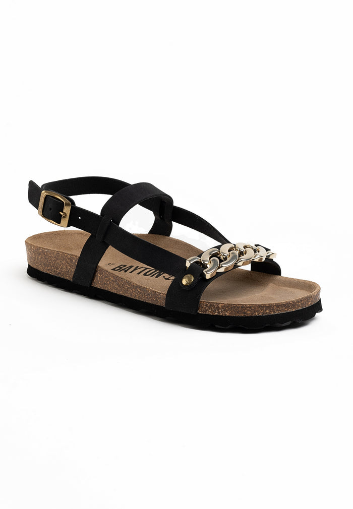 Bayton Sandales Ramatuelle Noir Multi-Brides Bayton Femme