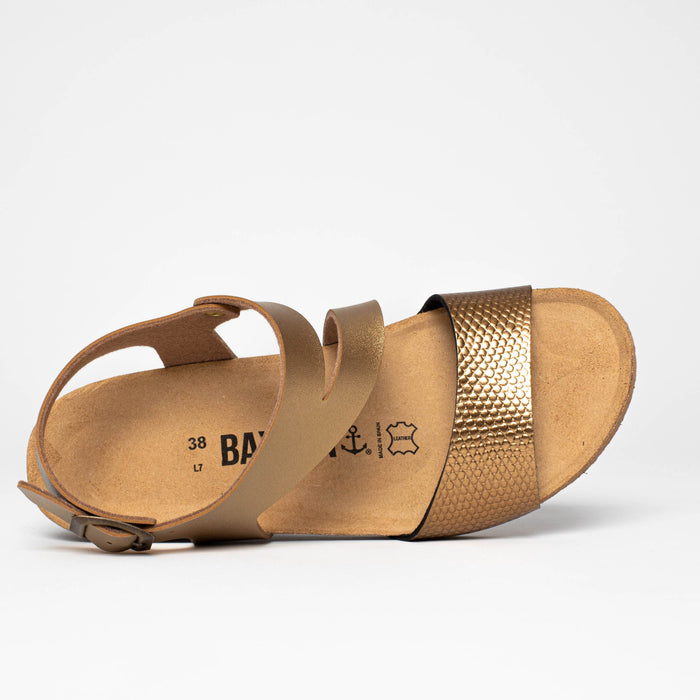 Bayton Sandales Reus Bronze Compensées Et Semi-compensées Bayton Femme