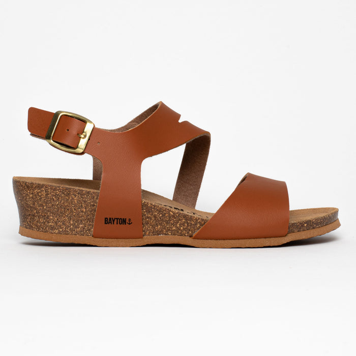 Bayton Sandales Reus Camel Compensées Et Semi-compensées Bayton Femme