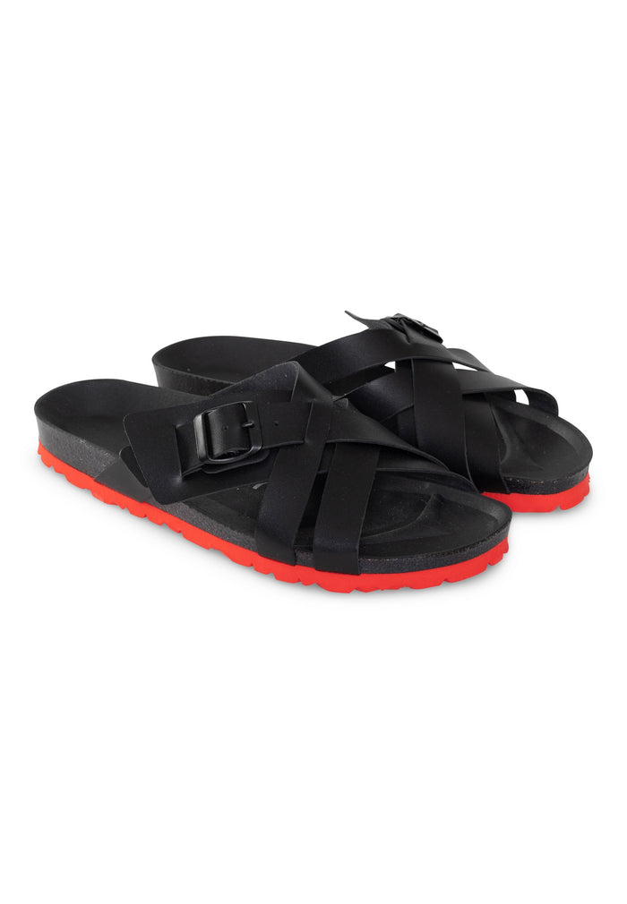 Bayton Sandales Rieti Noir Multi-Brides Bayton Homme