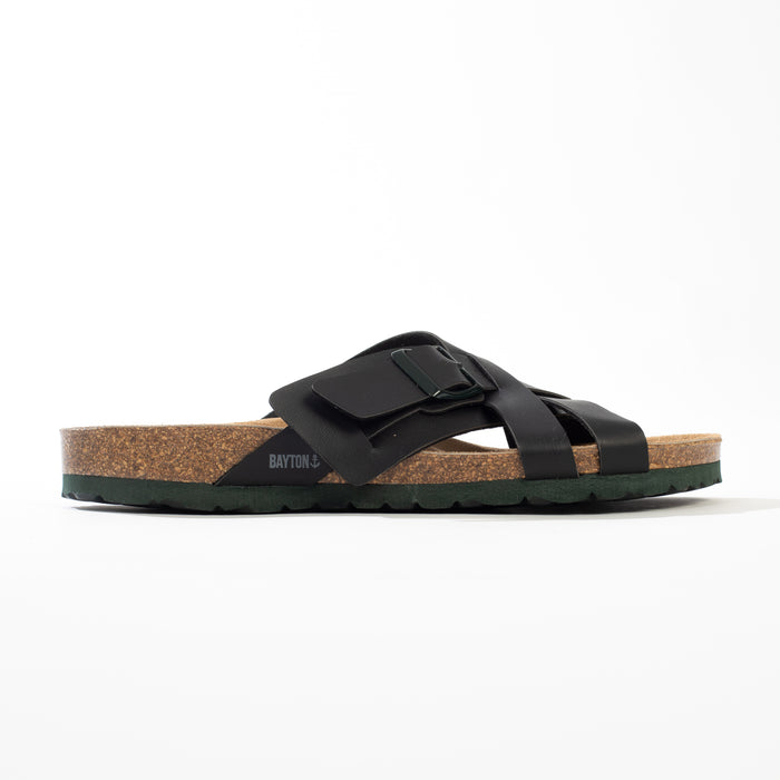 Bayton Sandales Rieti Noir Multi-Brides Bayton Homme
