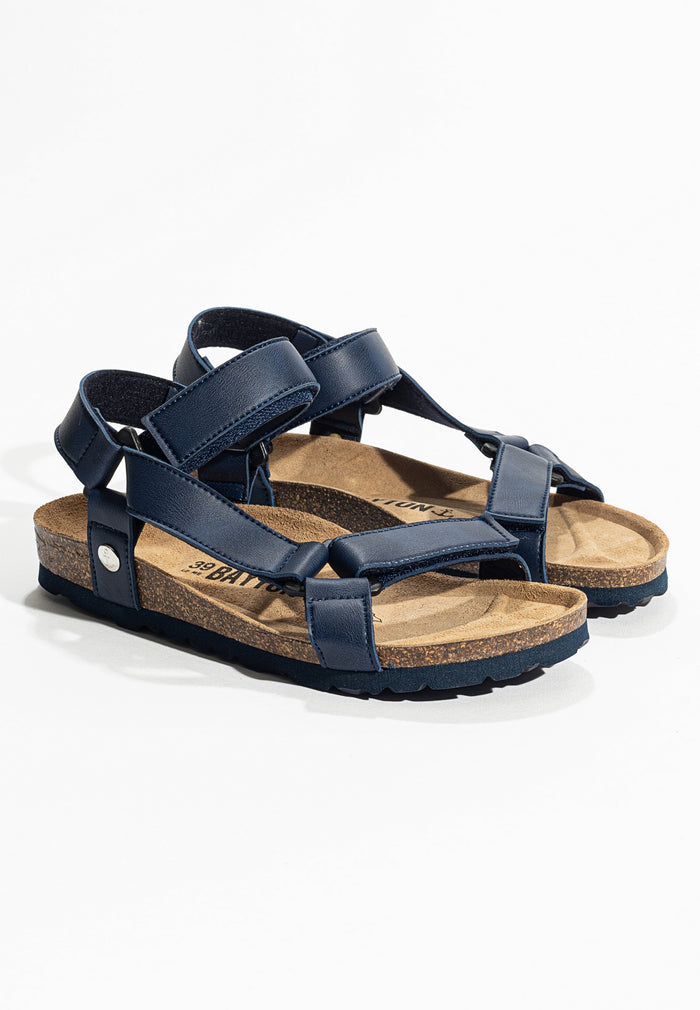 Bayton Sandales Rigoni Bleu Marine Multi-Brides Bayton Femme