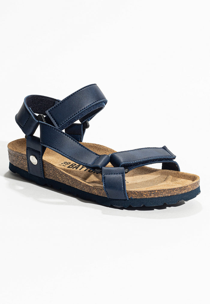 Bayton Sandales Rigoni Bleu Marine Multi-Brides Bayton Femme