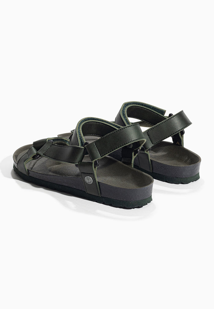 Bayton Sandales Rigoni Kaki Multi-Brides Bayton Homme