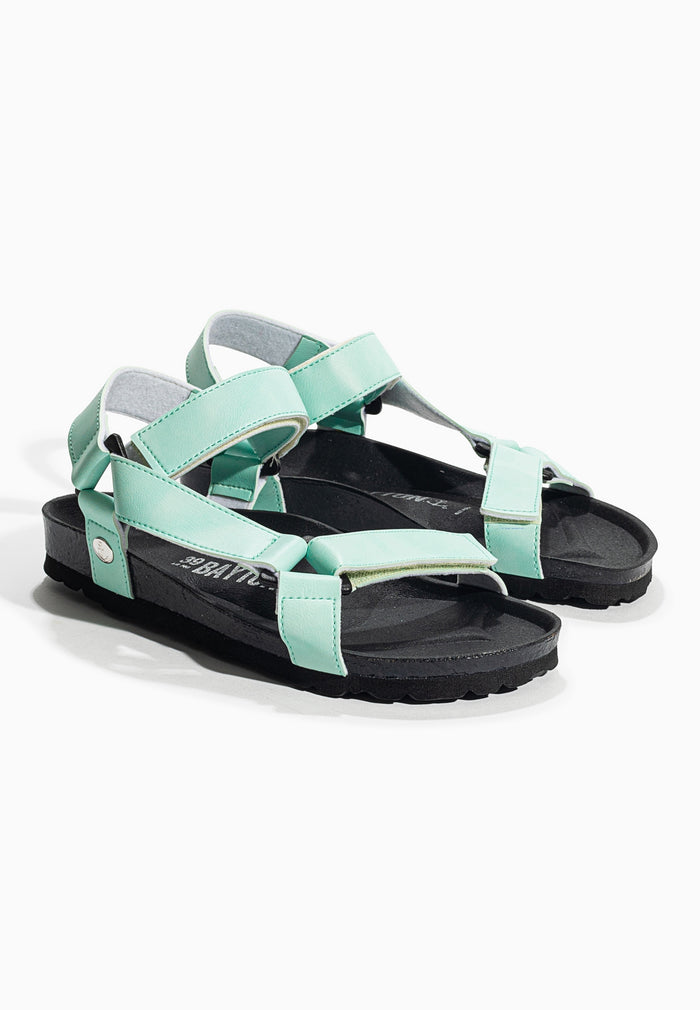 Bayton Sandales Rigoni Vert Multi-Brides Bayton Femme