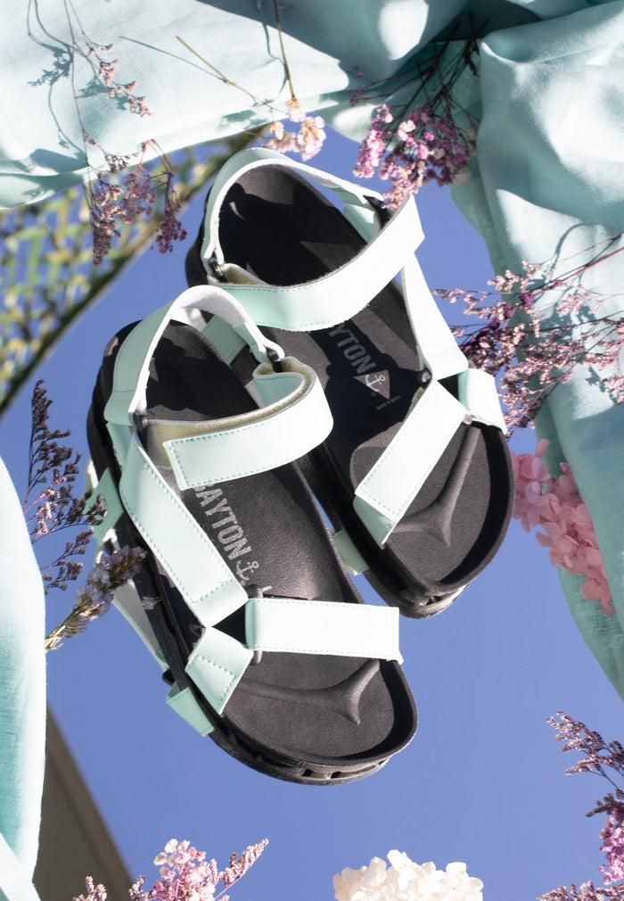 Bayton Sandales Rigoni Vert Multi-Brides Bayton Femme