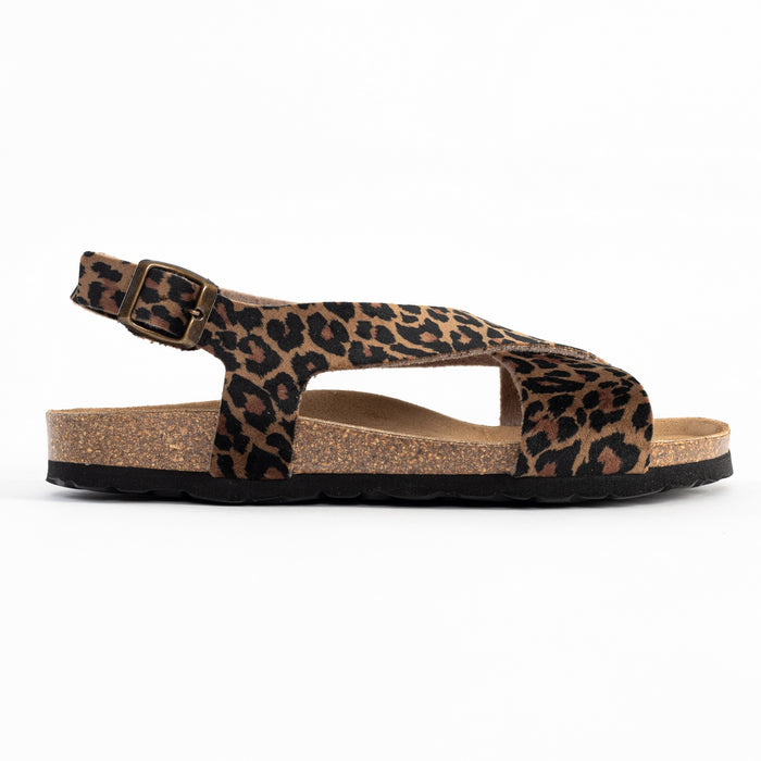 Bayton Sandales Rioja Leopard Multi-Brides Bayton Femme
