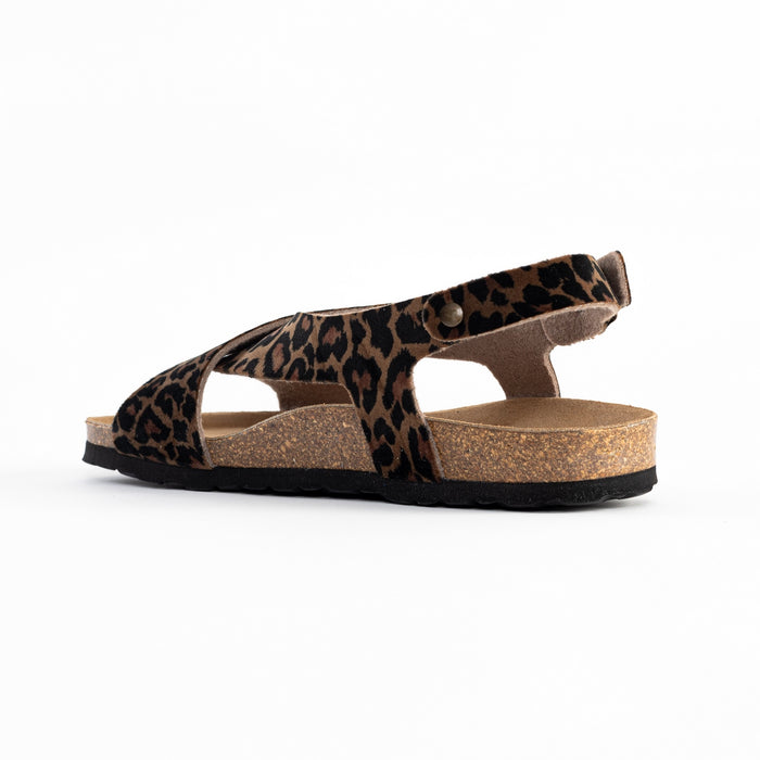 Bayton Sandales Rioja Leopard Multi-Brides Bayton Femme