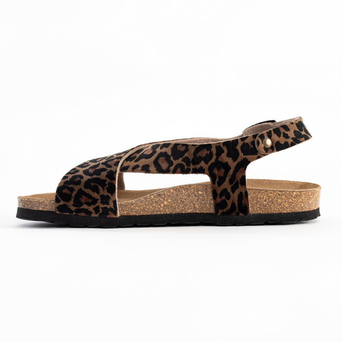 Bayton Sandales Rioja Leopard Multi-Brides Bayton Femme