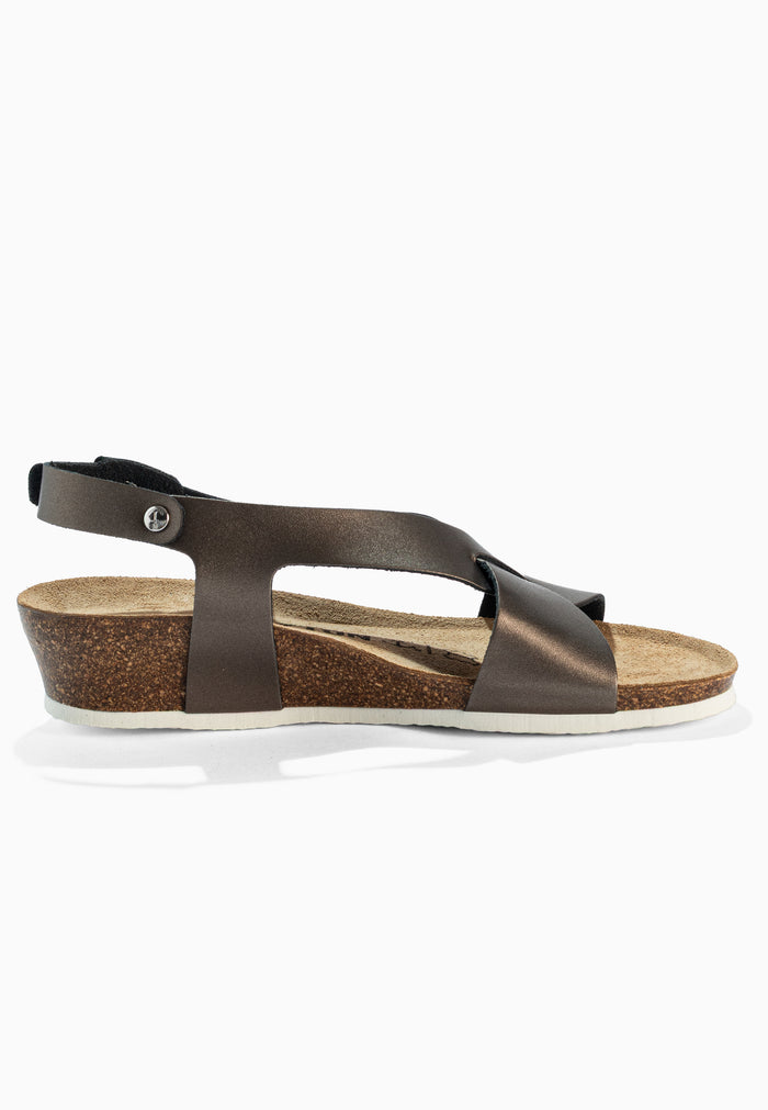 Bayton Sandales Salamanque Anthracite Compensées Et Semi-compensées Bayton Femme