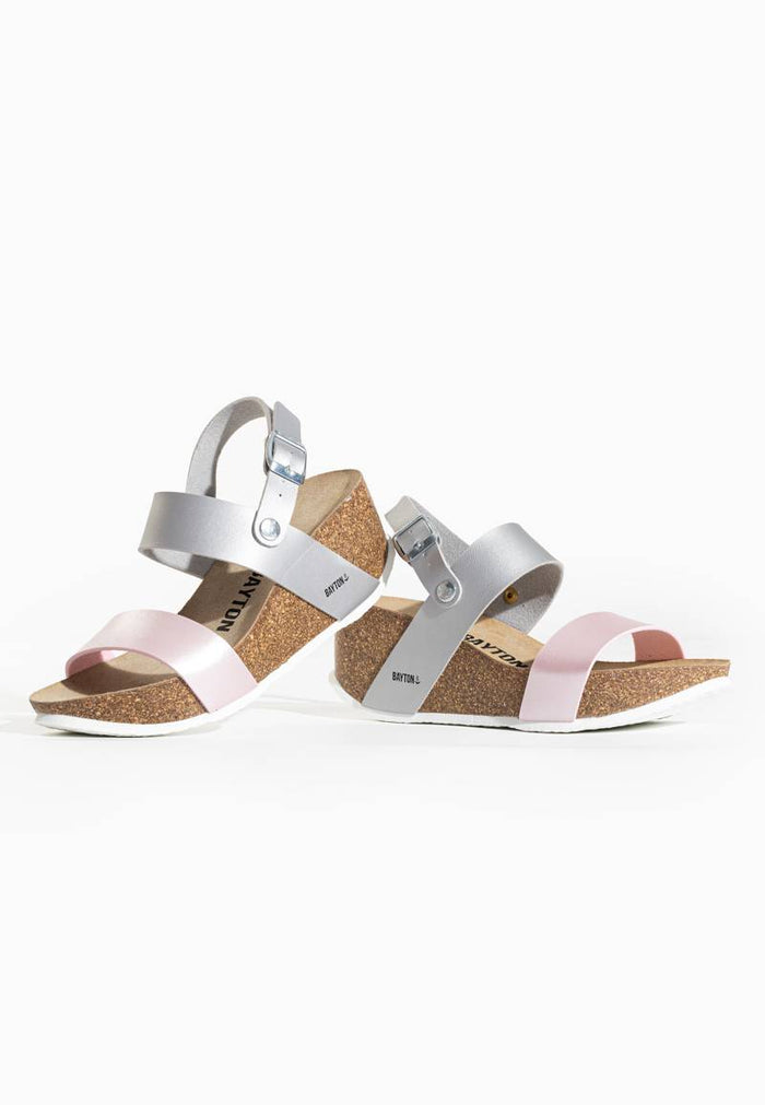 Bayton Sandales Selene Argentées Compensées Et Semi-compensées Bayton Femme