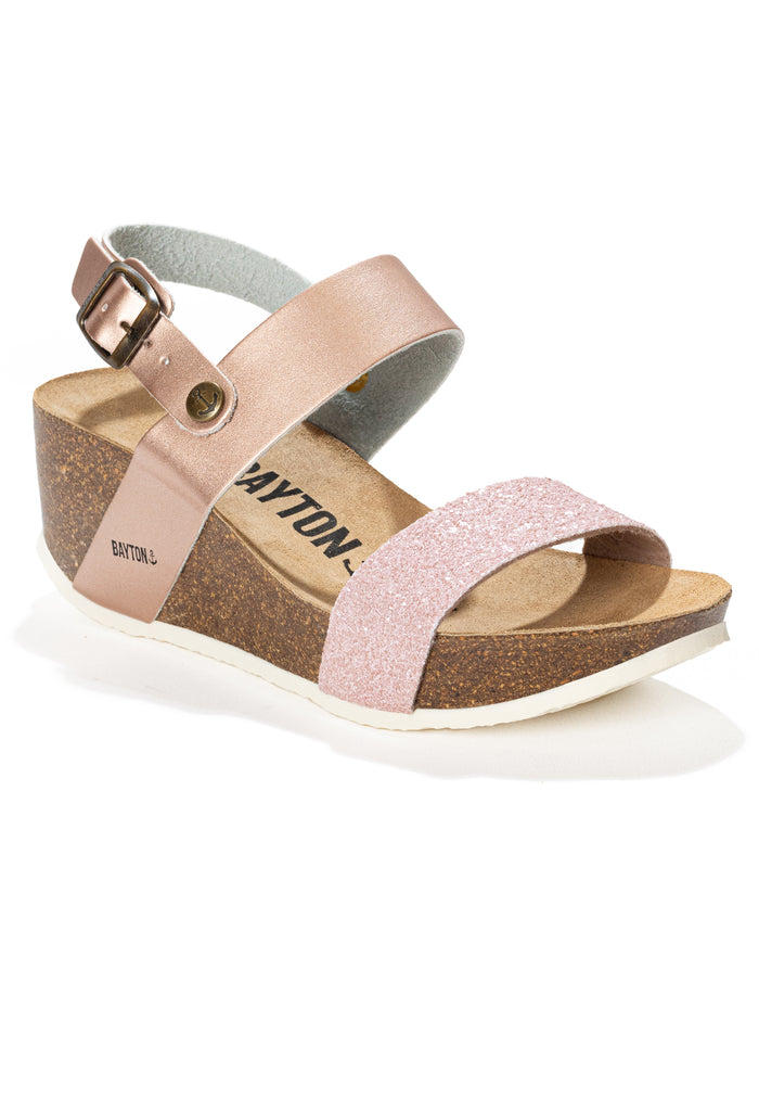 Bayton Sandales Selene Beige Nu Compensées Et Semi-compensées Bayton Femme