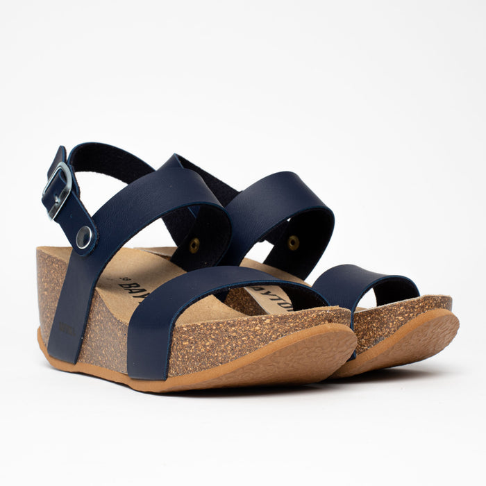 bayton Sandales Selene Bleu Marine Compensées et Semi-compensées Bayton femme