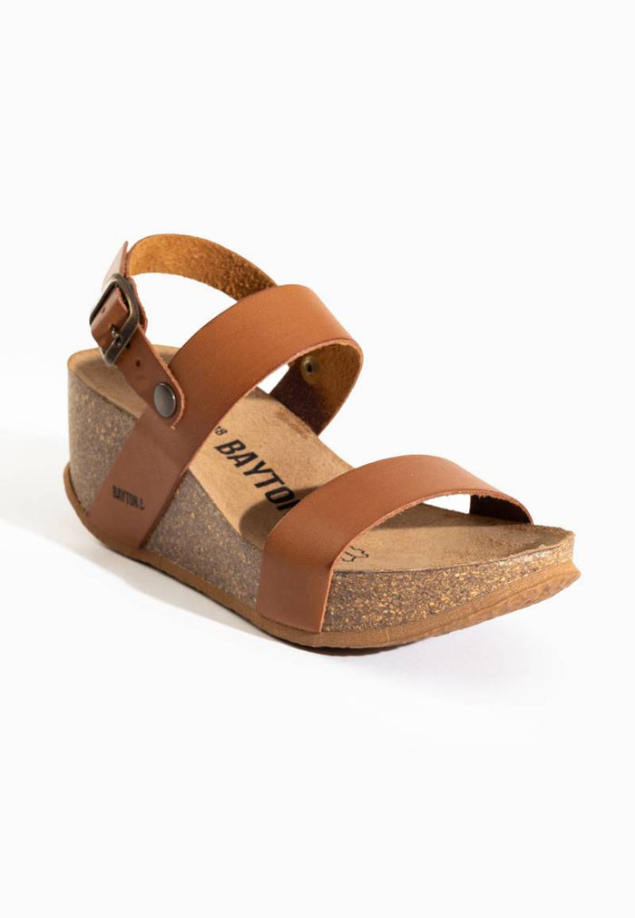 Bayton Sandales Selene Camel Compensées Et Semi-compensées Bayton Femme