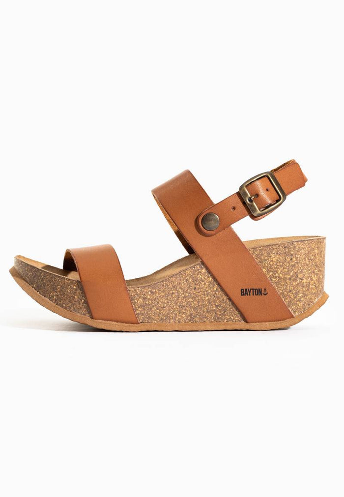 Bayton Sandales Selene Camel Compensées Et Semi-compensées Bayton Femme