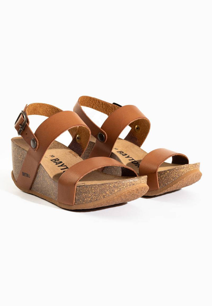 bayton Sandales Selene Camel Compensées et Semi-compensées Bayton femme
